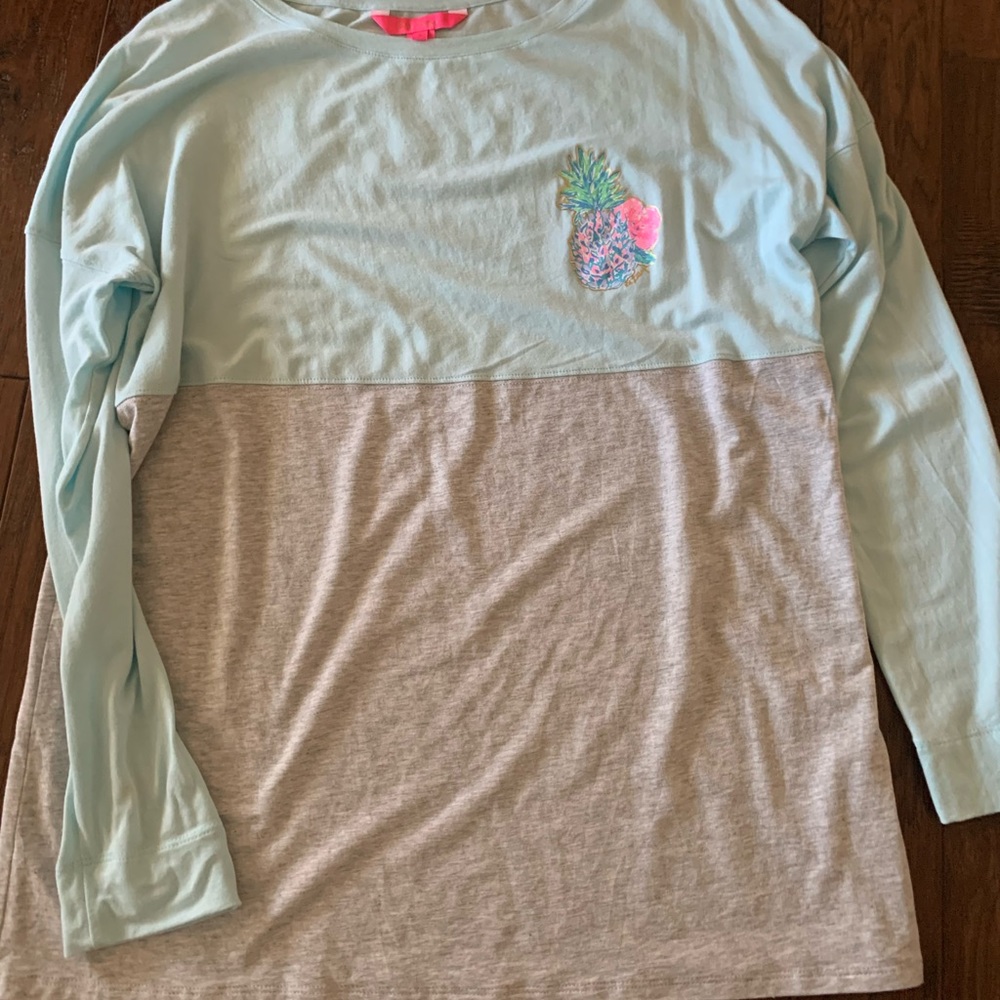 Lilly Pulitzer Finn top small pineapple